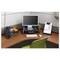 Safco Onyx Angled Mesh Steel Telephone Stand, 11 3/4 x 9 1/4 x 7, Black 2160BL - alternate 2